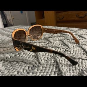 Coach butterfly brown sunglasses